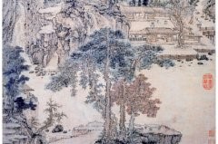 元 王蒙 东山草堂 纸本